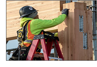 Prefabricated connections speed mass timber construction