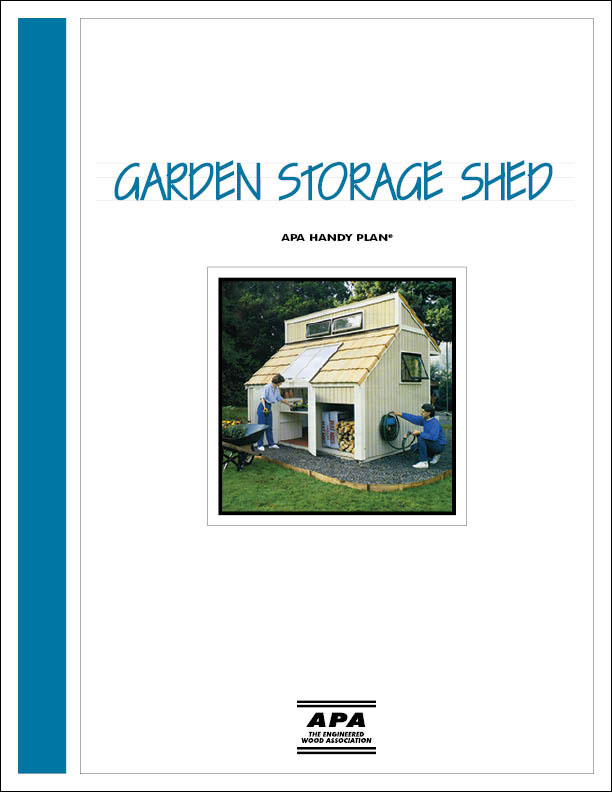 Garden Storage Shed Plan