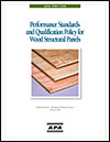 Performance Standards and Qualification Policy for Wood Structural Panels