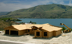 OSB roof in residential construction
