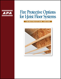 Designing to Meet IRC Fire Protection Provisions for I-Joist Floor Systems