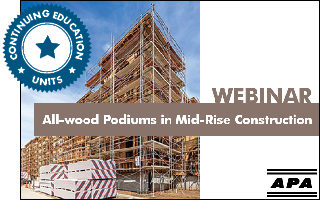All-Wood Podiums
