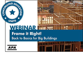 Frame it right! Back to basics for big buildings