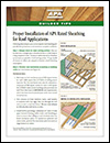 Builder Tips: Proper Installation of APA Rated Sheathing for Roof Applications