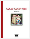 Gabled Garden Shed Plan
