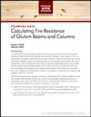 Technical Note: Calculating Fire Resistance of Glulam Beams and Columns