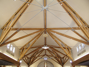 Glulam in St. Elizabeth Seton Catholic Church