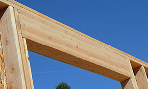 Glulam header