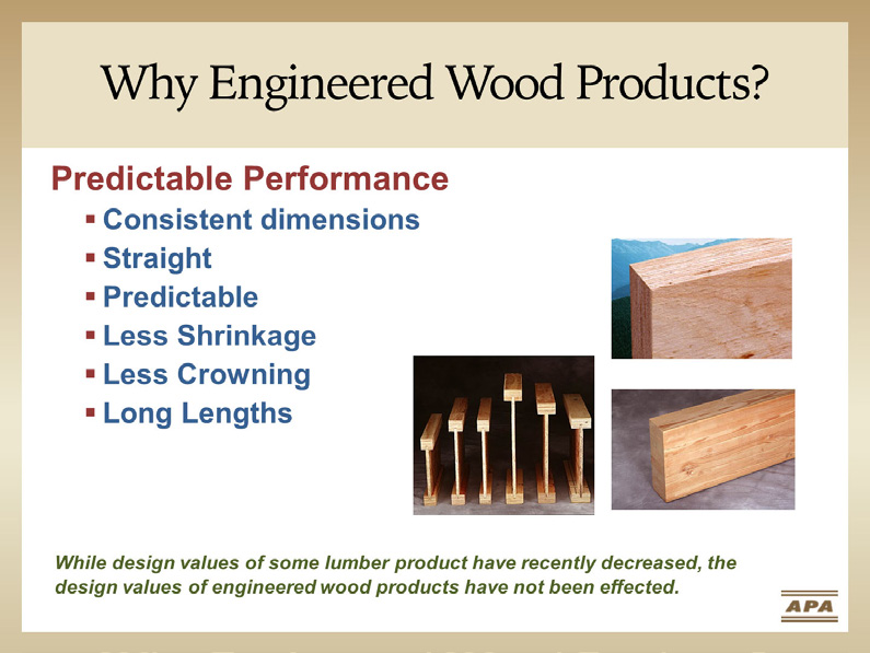 Engineered Wood Products