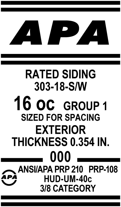 APA Siding Trademark