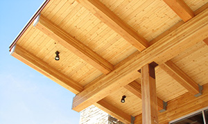 Cantilevered Glulam