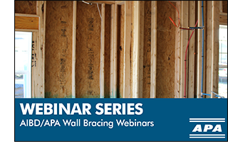 Wall Bracing Webinar Series Wall Bracing Webinar Series