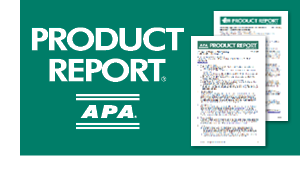 APA Product Reports<sup>®</sup>