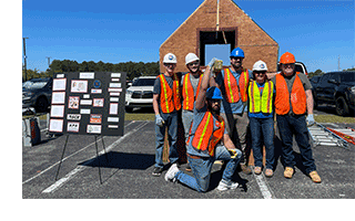students compete at the 2023 timber strong design build competition