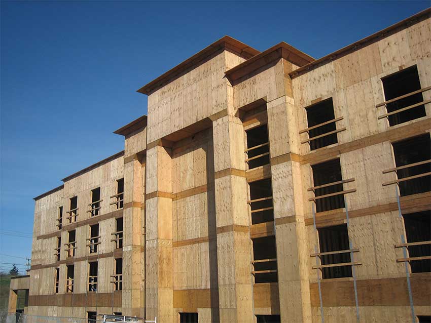 sustainable structures using engineered wood products
