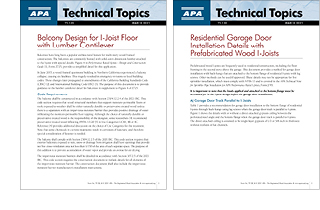 New APA Technical Topics TT-125 and TT-130
