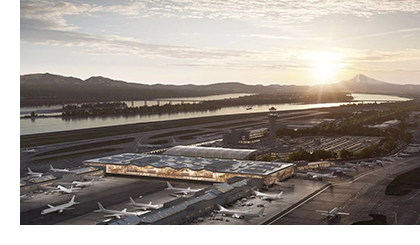 Rendering of PDX courtesy ZGF Architects/Port of Portland