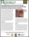 Early Detection and Control of Termite Infestations Destructive to Covered Bridge Structures Using Acoustic Emission