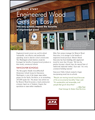 Engineered Wood Gets an Easy A