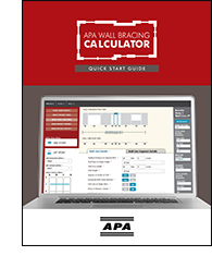 Q230: APA Wall Bracing Calculator Quick Start Guide
