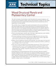 TT-096: Wood Structural Panels and Phytosanitary Control