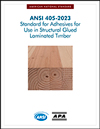 ANSI 405-2023: Standard for Adhesives for Use in Structural Glued Laminated Timber