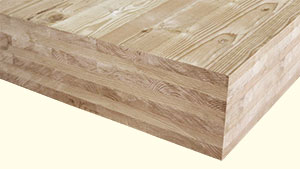 CLT used in nonresidential construction (photo courtesy of Structurlam Products, Ltd.) Cross-Laminated Timber (CLT)