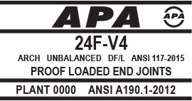 APA EWS Glulam Trademark