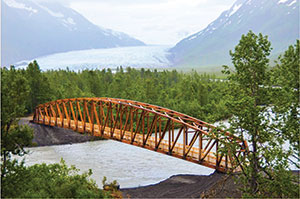 Mistissini Bridge, view from below. Image courtesy Stantec.