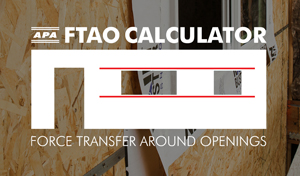 APA Force Transfer Around Openings Calculator