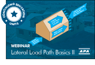Webinar Lateral Load Path Basics II: Seismic