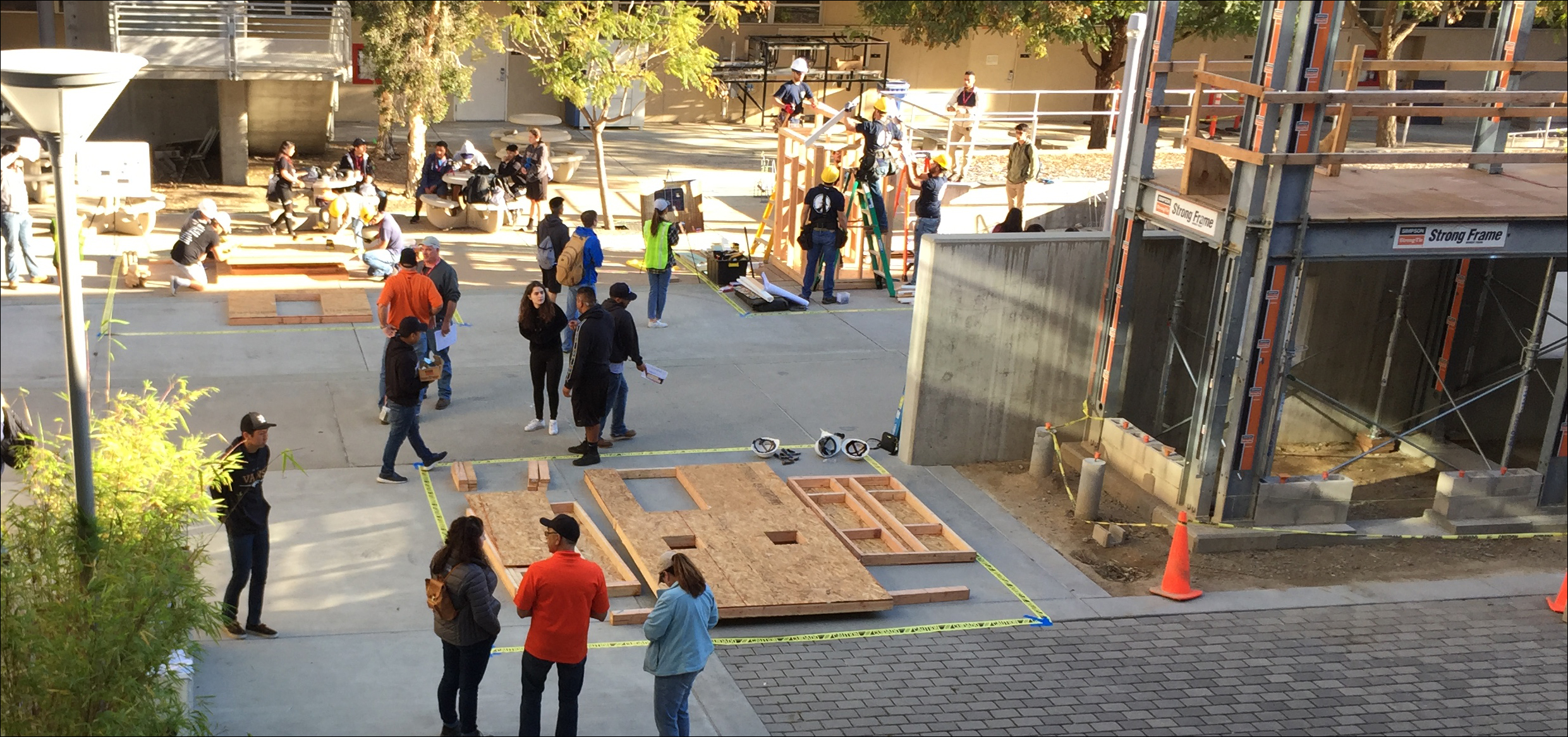 Timber-Strong Design Build Competition at Cal Poly, SLO, April 2019