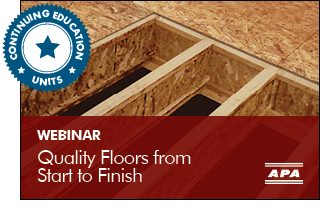 Quality Floors Webinar